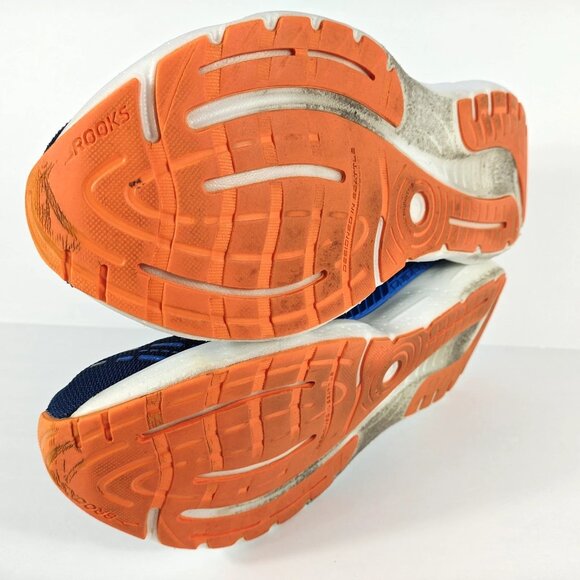 Brooks Glycerin GTS 20 Men's 11 Running Shoes Sneakers Blue Orange 1103831D444 - Picture 15 of 16